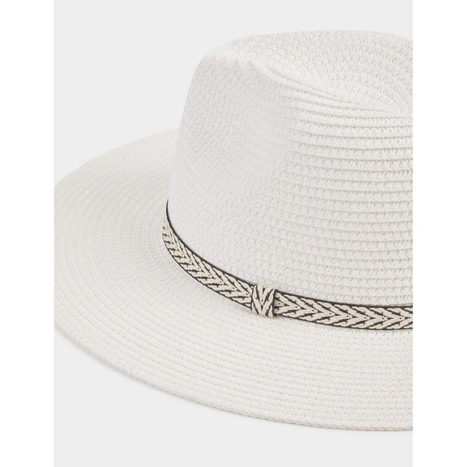 MORGAN Chapeau Panama Tressé  