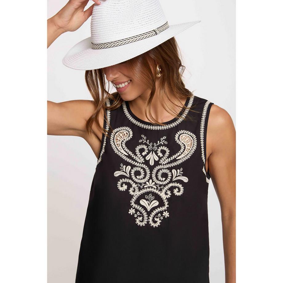 MORGAN Chapeau Panama Tressé  