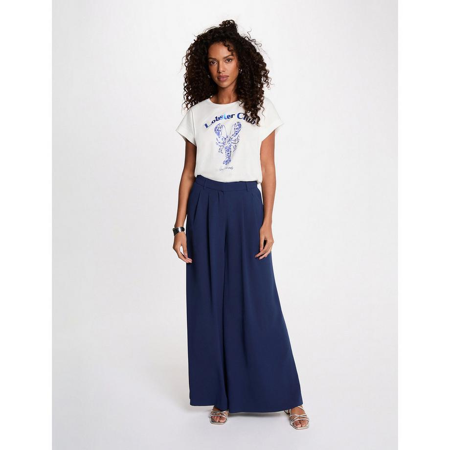 MORGAN Pantalon plissé large  