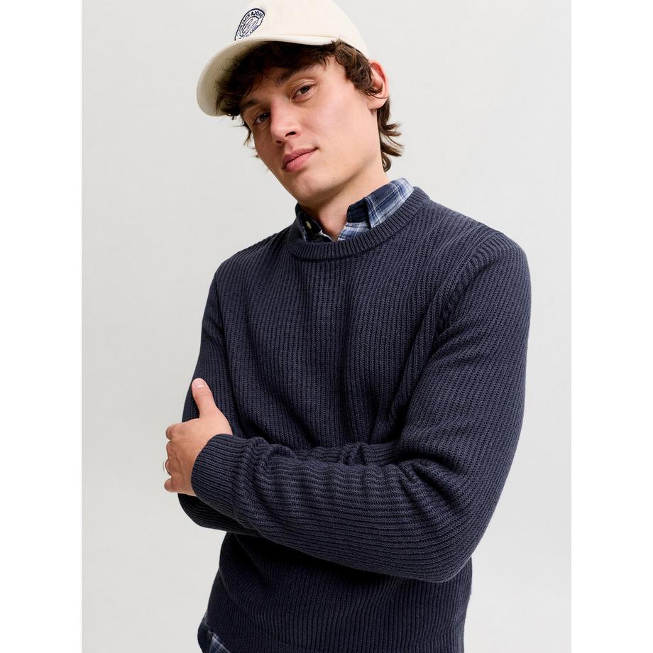 JACK & JONES Maglione a maglia costata  