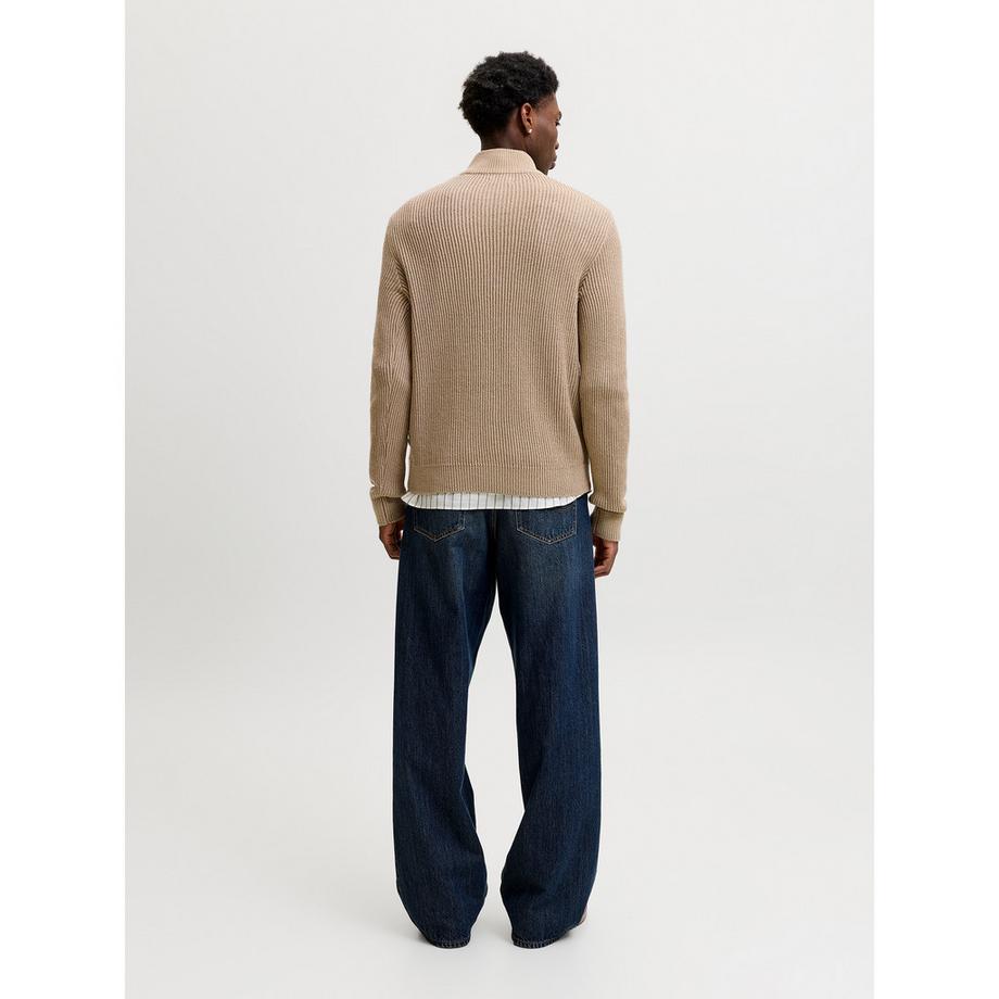 JACK & JONES Pull à demi-zip  