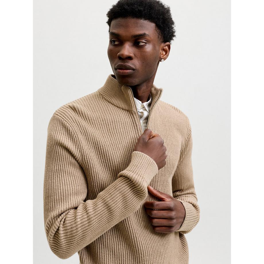 JACK & JONES Pull à demi-zip  