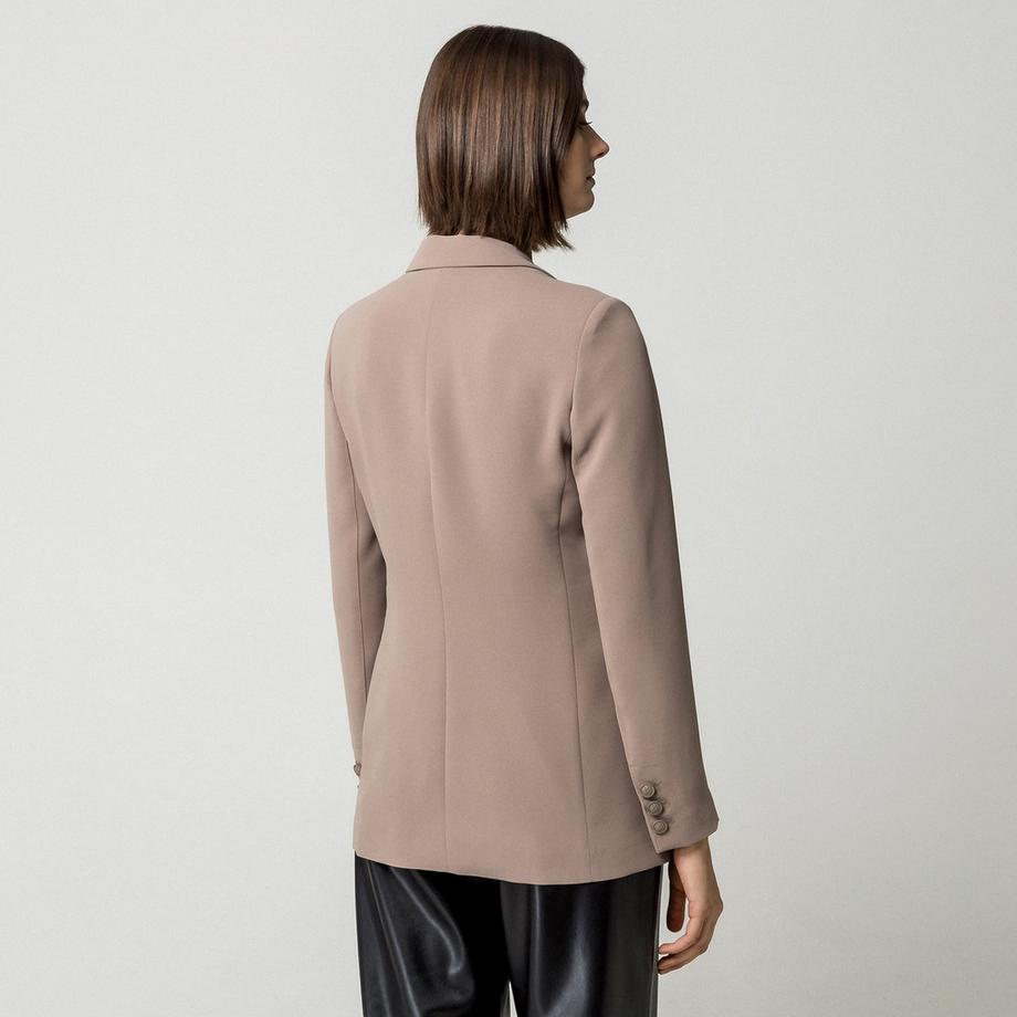 GUESS Damen Blazer mit Reverskragen und zwei Knöpfen  