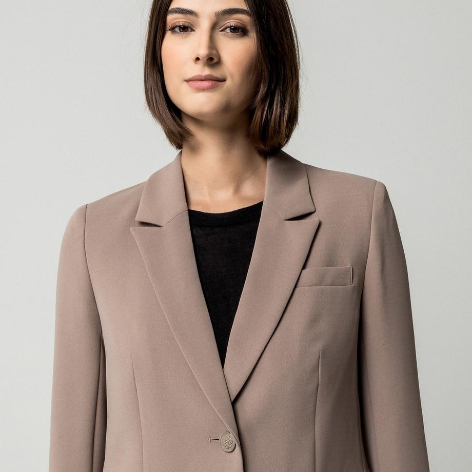 GUESS Blazer donna con collo a revers e due bottoni  
