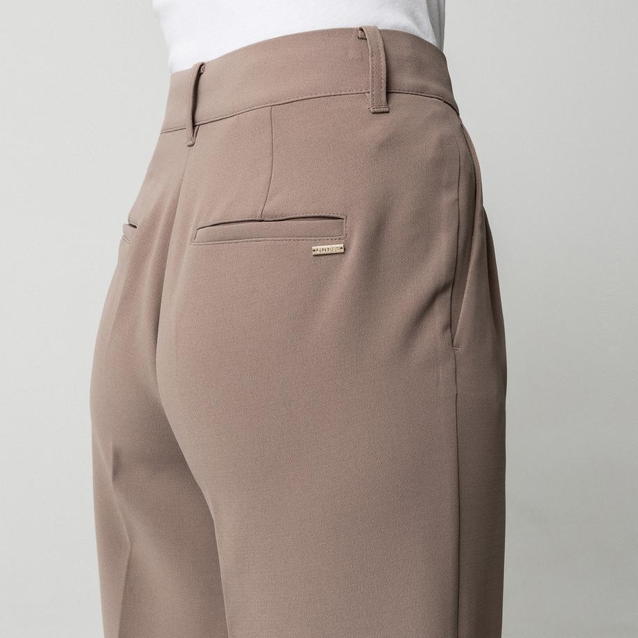 GUESS Pantalon plissé à jambe large  