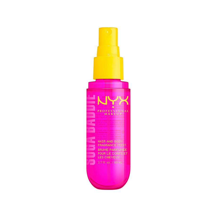 NYX-PROFESSIONAL-MAKEUP  Spray per capelli e corpo Fat Oil Suga Baddie, profumo di vaniglia e panna 