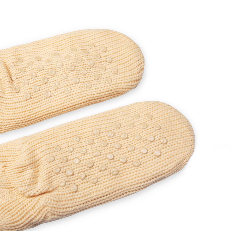 Manor Woman Home Socks Cable Knit Reindeer Gambaletti  