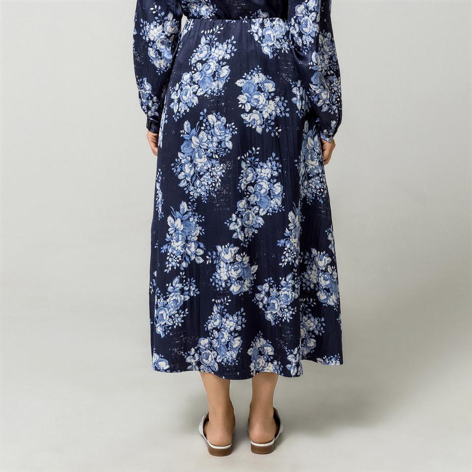 Manor Woman Jupe mi-longue à motif floral  