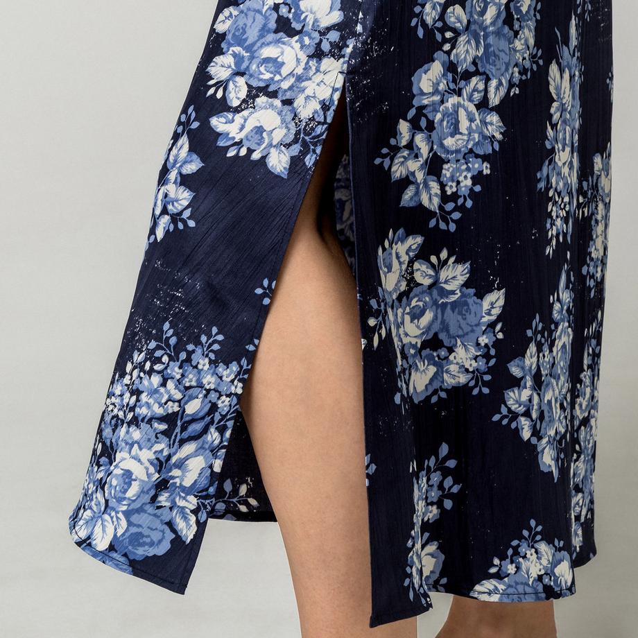 Manor Woman Jupe mi-longue à motif floral  