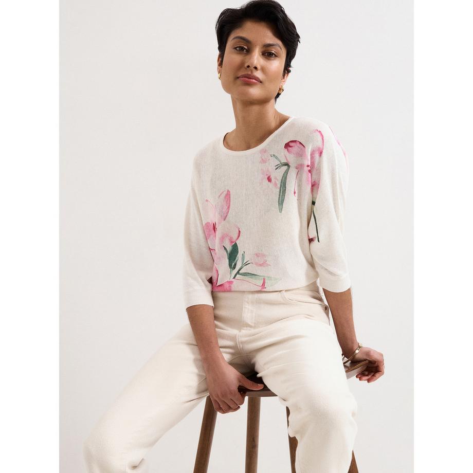 Phase Eight Lorelei Rundhals 3/4-Arm Top  