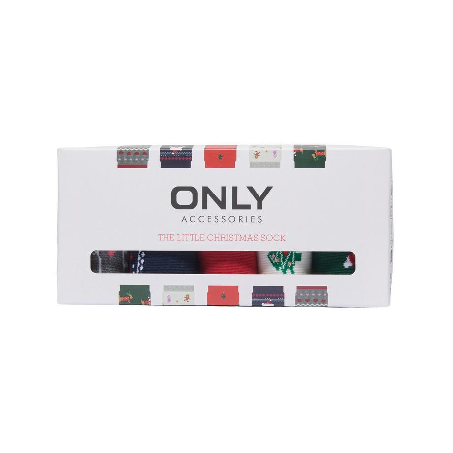 Only Lingerie Christmas 5-Pack Socks in a Box  