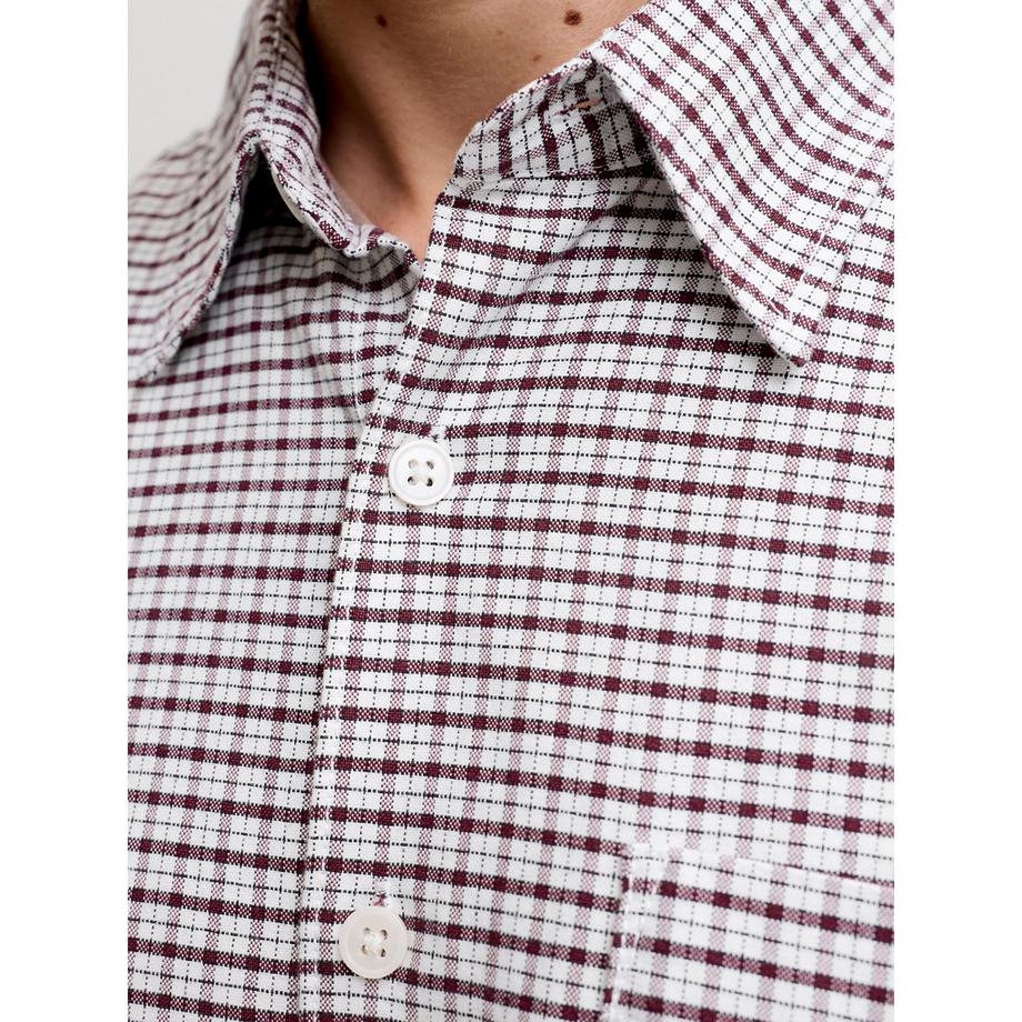 JACK & JONES Chemise à Manches Longues à Carreaux  