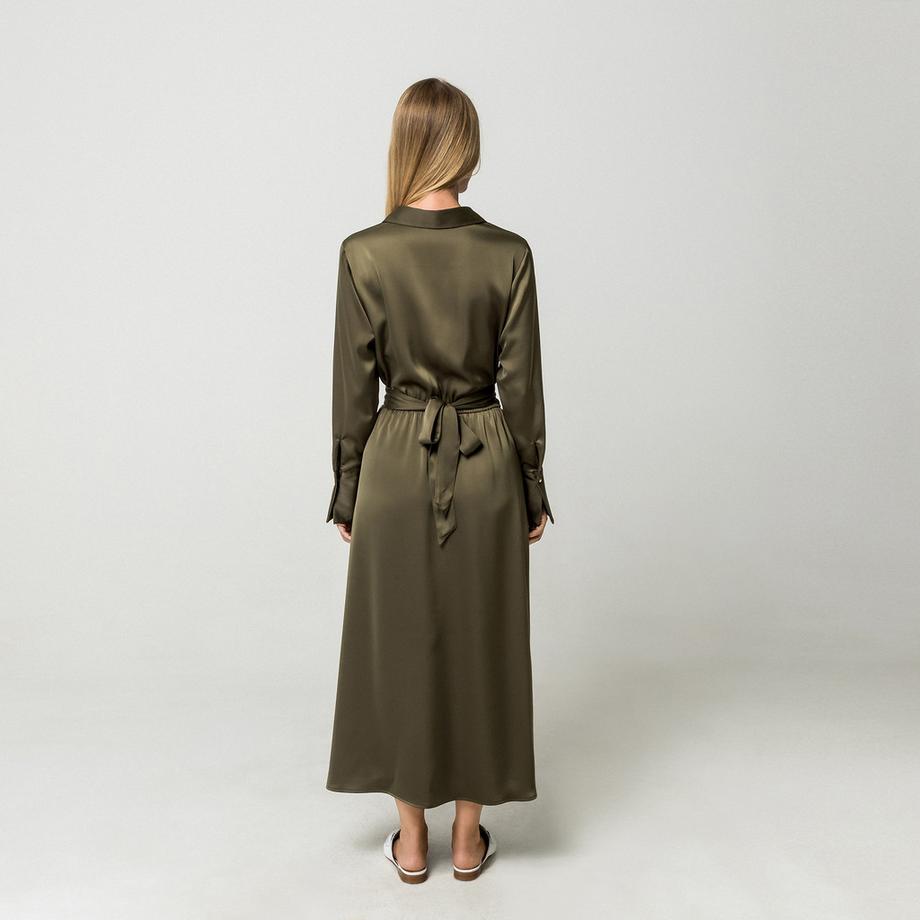 Manor Woman Robe chemise avec ceinture  