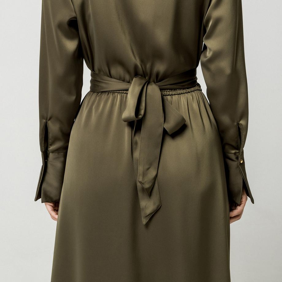 Manor Woman Robe chemise avec ceinture  
