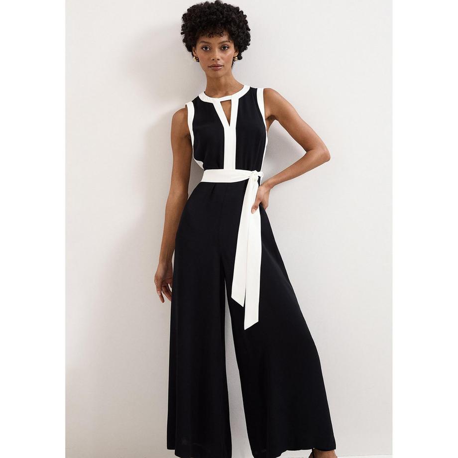 Phase Eight Elowen Combinaison sans manches à jambes larges avec ceinture  