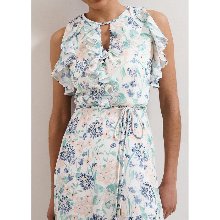 Phase Eight Rachel Robe Maxi à Imprimé Floral et Volants  