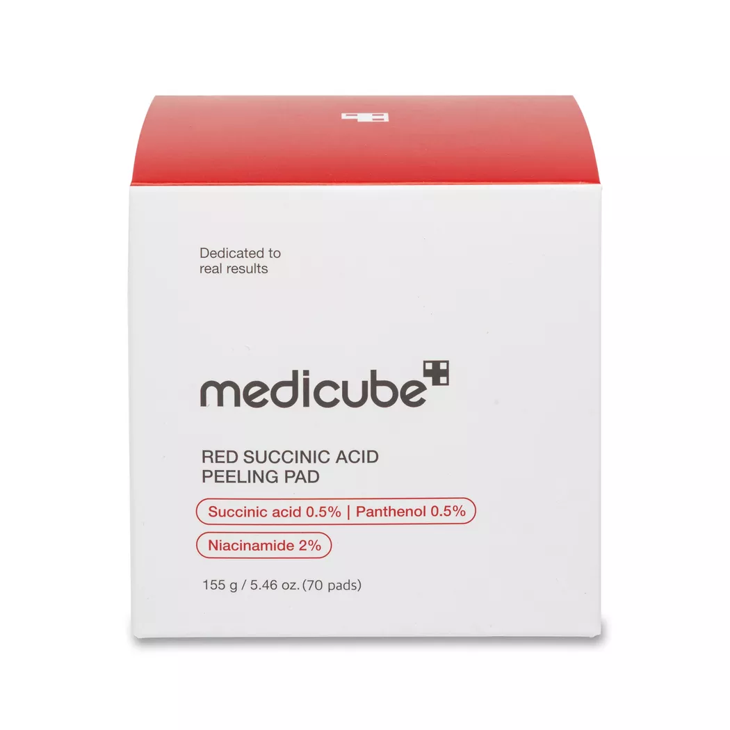Medicube - Red Succinic Acid Peeling Pad, 70STK, Multicolor