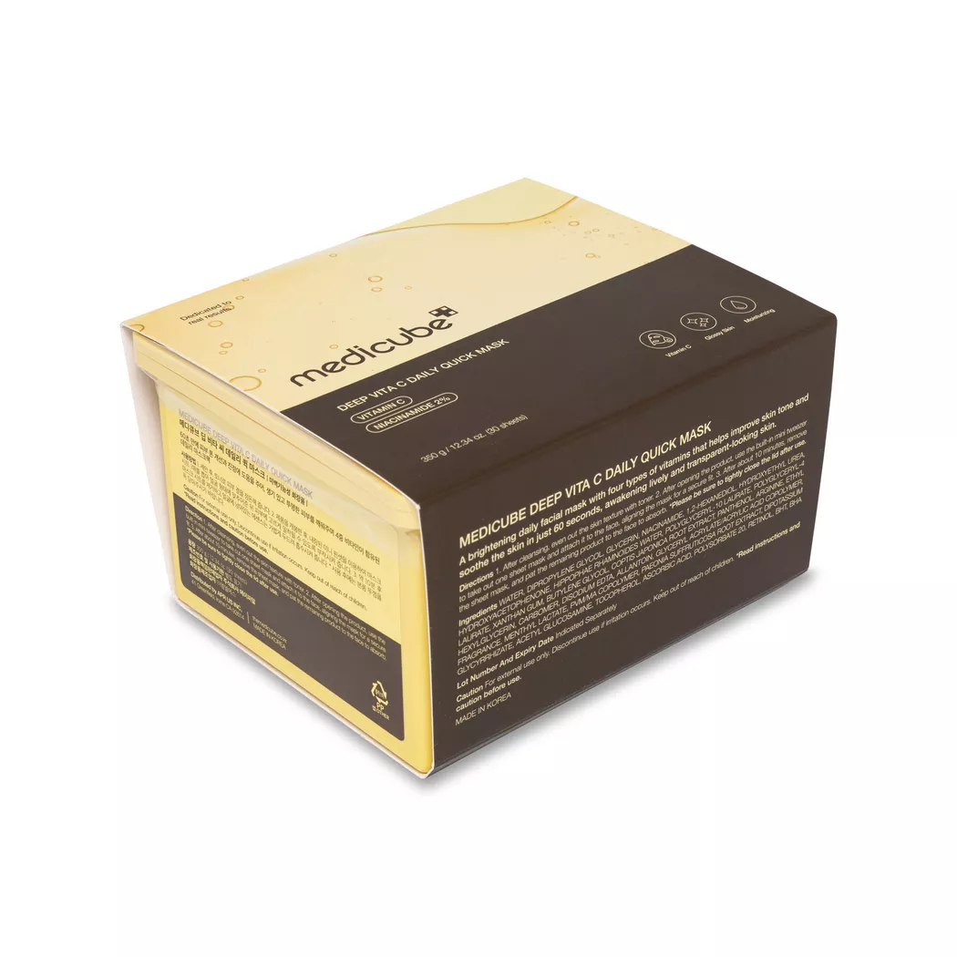 Medicube - Deep Vita C Daily Quick Mask, 30 Stück, Multicolor