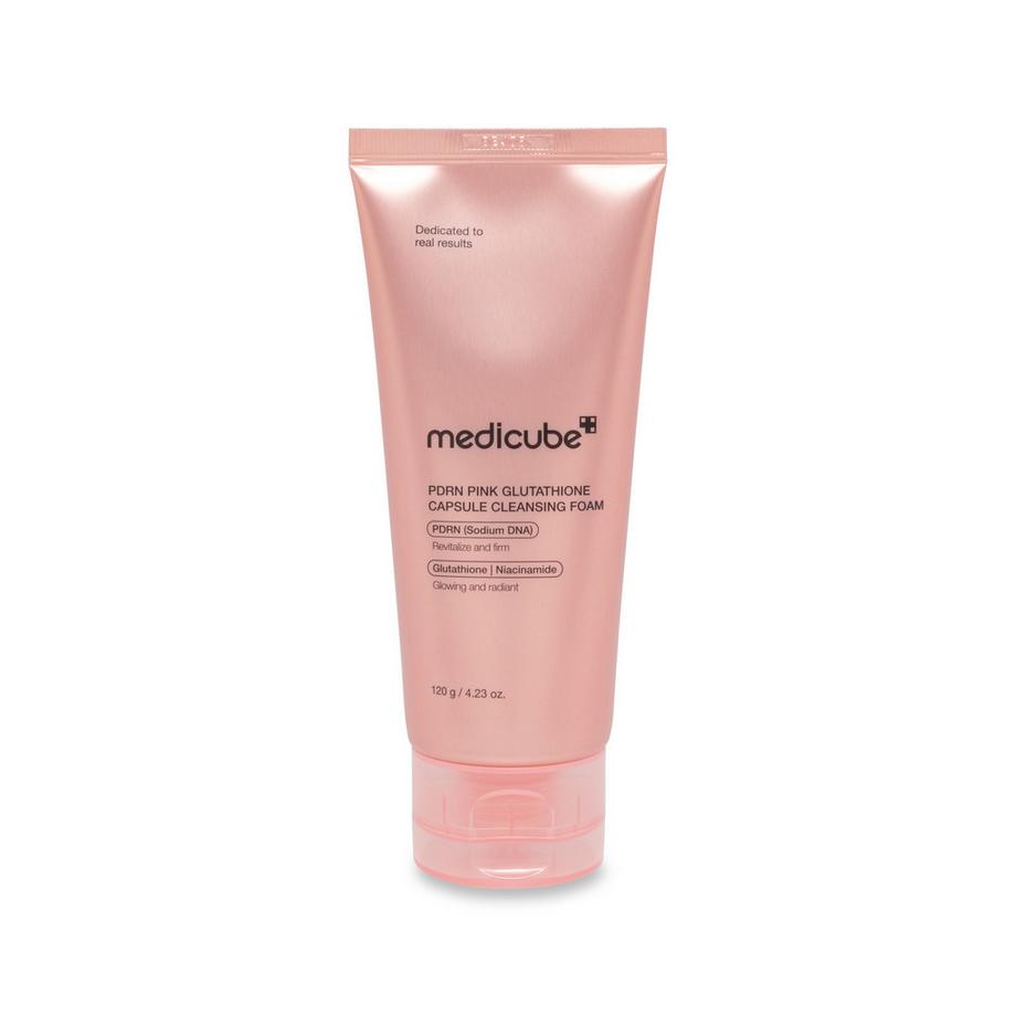 PDRN Pink Glutathione Capsule Cleansing Foam