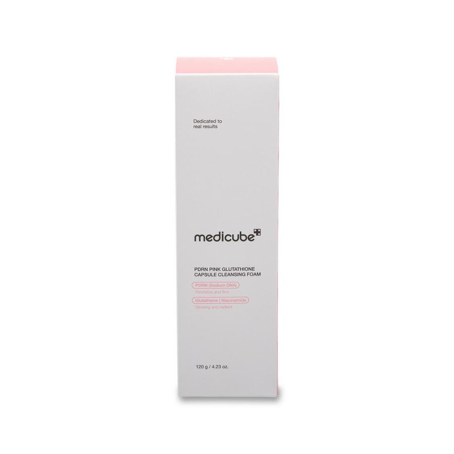 PDRN Pink Glutathione Capsule Cleansing Foam
