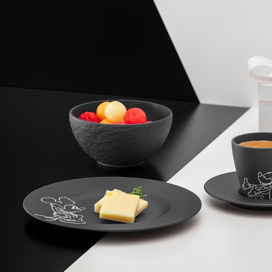 Villeroy & Boch Frühstücks-/Desserteller Manufacture Rock - Mickey Mouse 