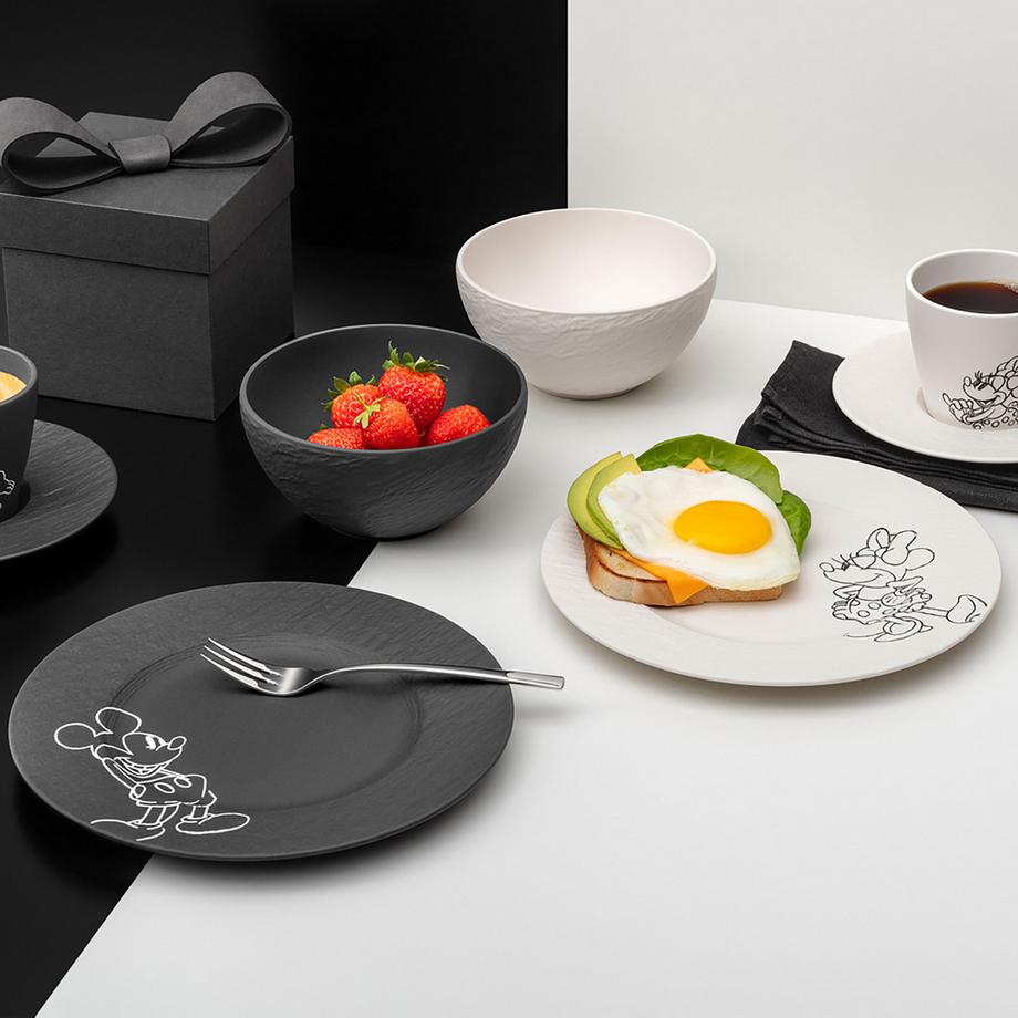 Villeroy & Boch Frühstücks-/Desserteller Manufacture Rock - Mickey Mouse 