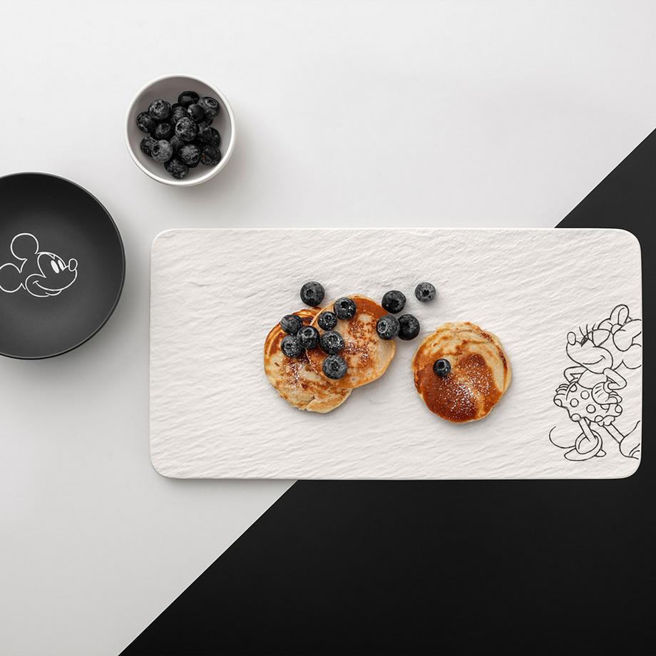 Villeroy&Boch Platte Manufacture Rock blanc - Mickey Mouse 