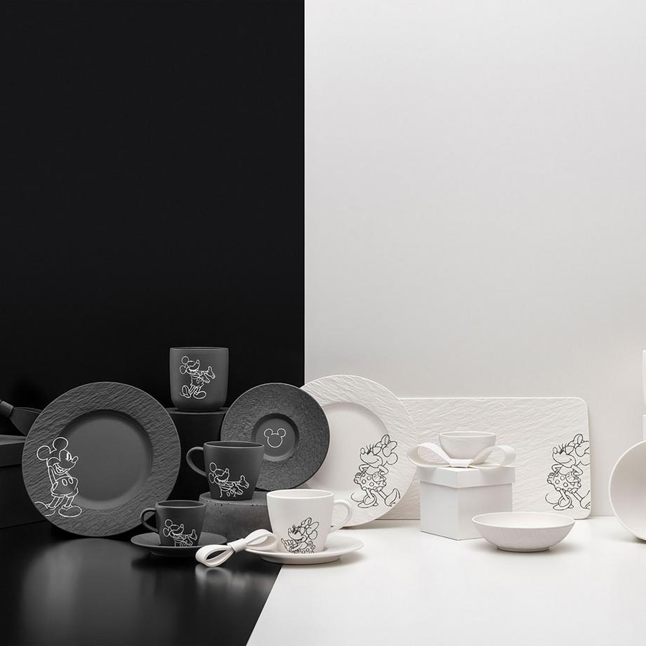Villeroy&Boch Platte Manufacture Rock blanc - Mickey Mouse 