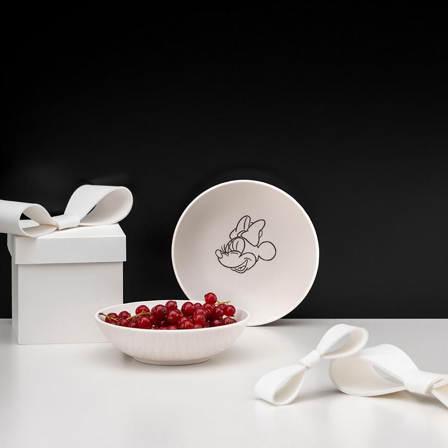Villeroy&Boch Dessertschale Manufacture Rock blanc - Mickey Mouse 