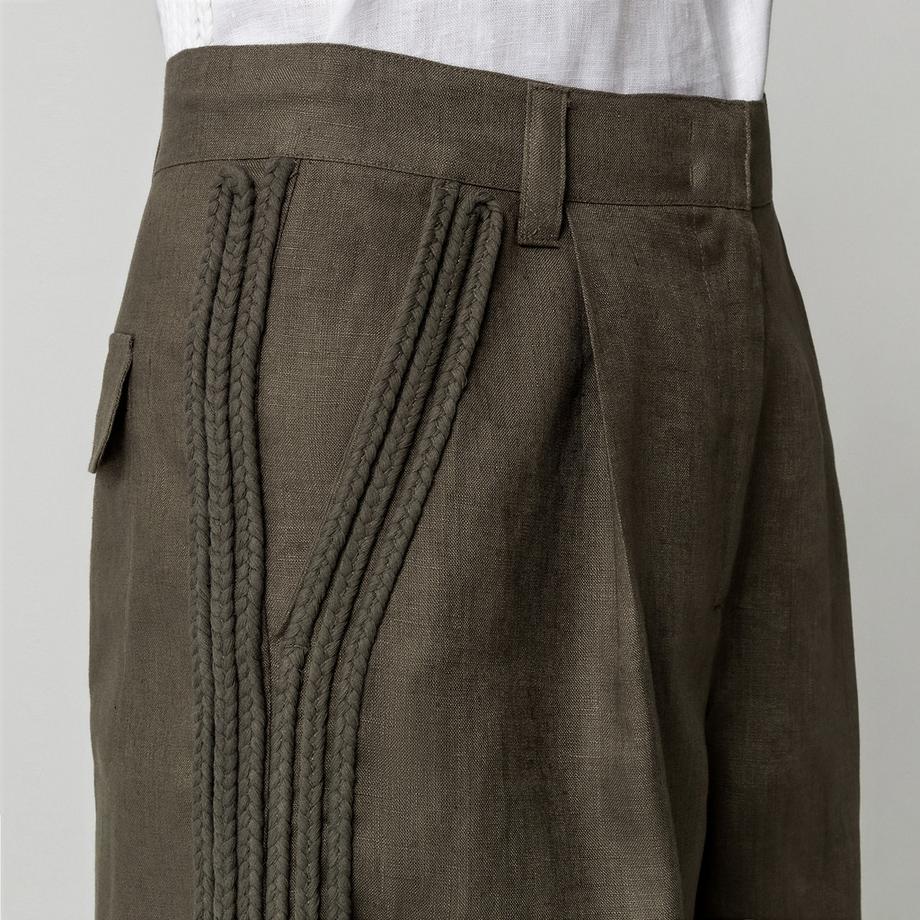Max & Co MCOOMELIA Short plissé avec détail tressé  