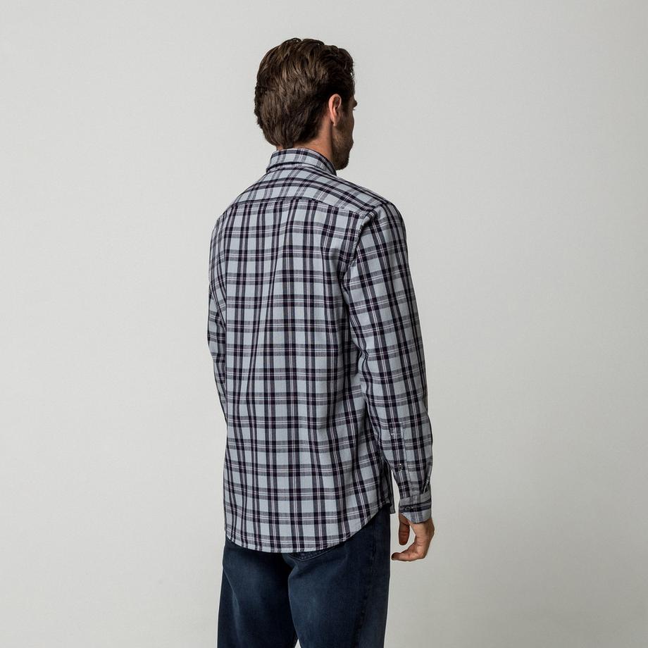BOSS ORANGE Camicia a quadri colletto button-down  