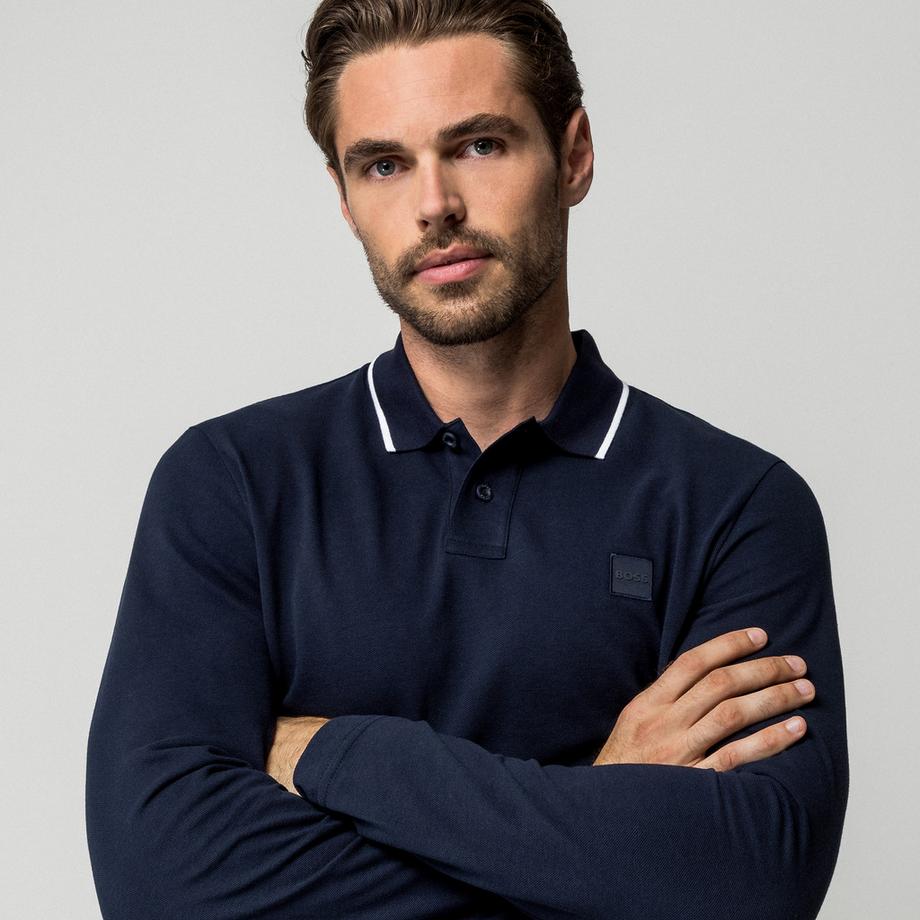 BOSS ORANGE Polo a maniche lunghe  