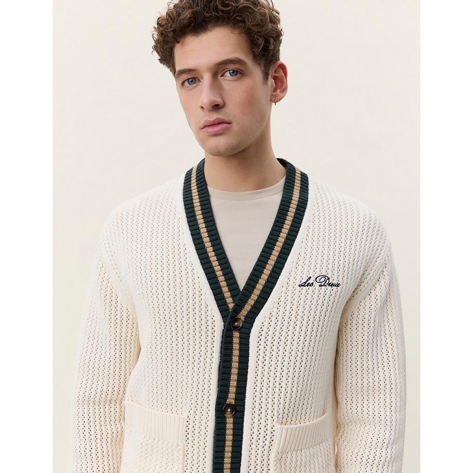 LES DEUX Cardigan Col V  