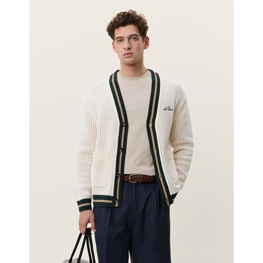 LES DEUX Cardigan Col V  