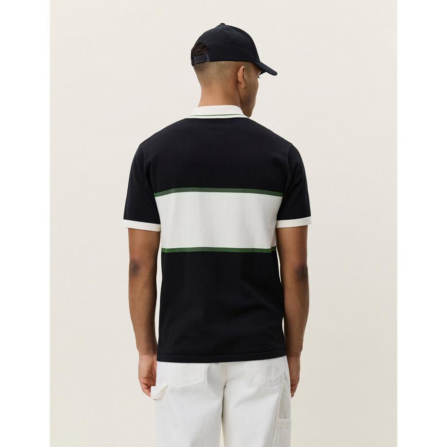 LES DEUX Polo Shirt mit Logo Print  