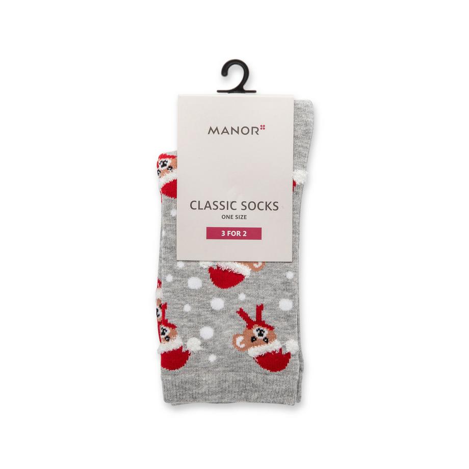 Manor Woman Xmas Classic Single Chaussettes hauteur mollet  