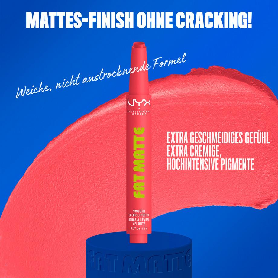 NYX-PROFESSIONAL-MAKEUP  Rouge à lèvres Fat Matte Smooth 