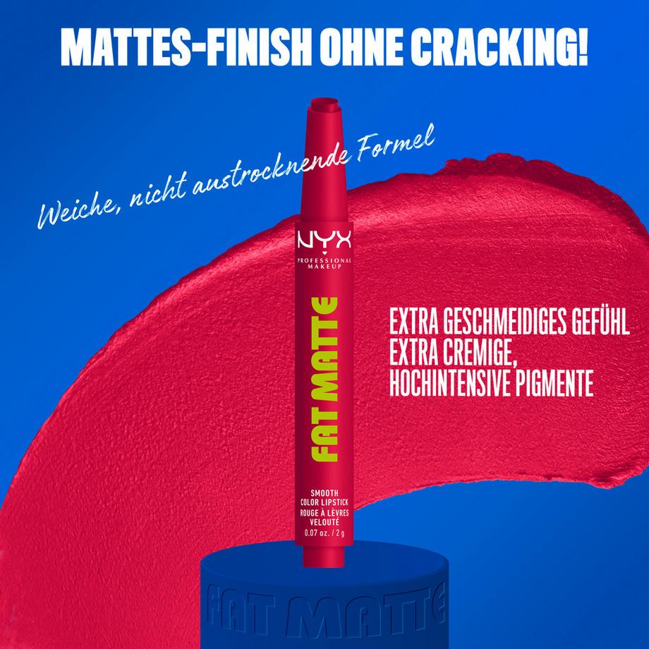 NYX-PROFESSIONAL-MAKEUP  Rouge à lèvres Fat Matte Smooth 