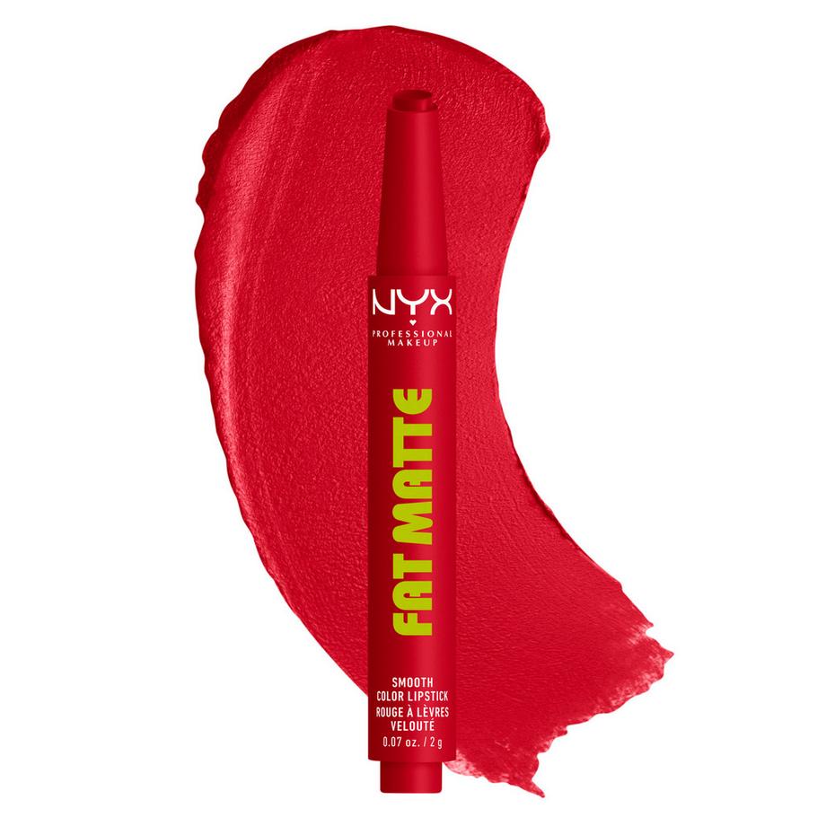 NYX-PROFESSIONAL-MAKEUP  Rossetto Fat Matte Smooth 