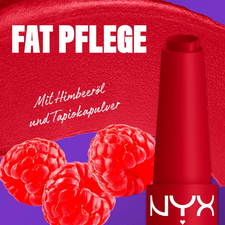 NYX-PROFESSIONAL-MAKEUP  Rossetto Fat Matte Smooth 