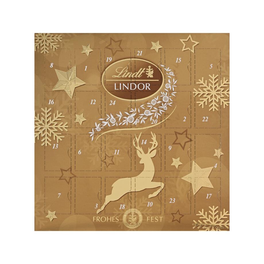 LINDOR Adventskalender Assortiert 109 g