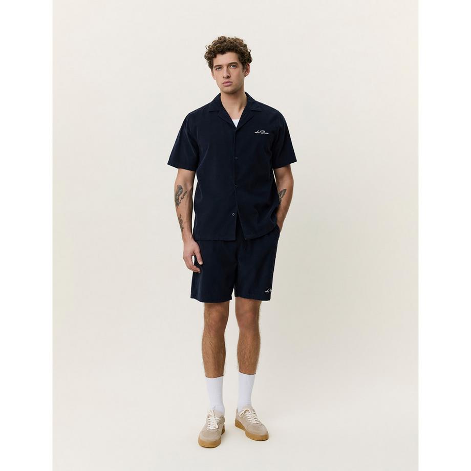 LES DEUX Polo Shirt mit gesticktem Logo  