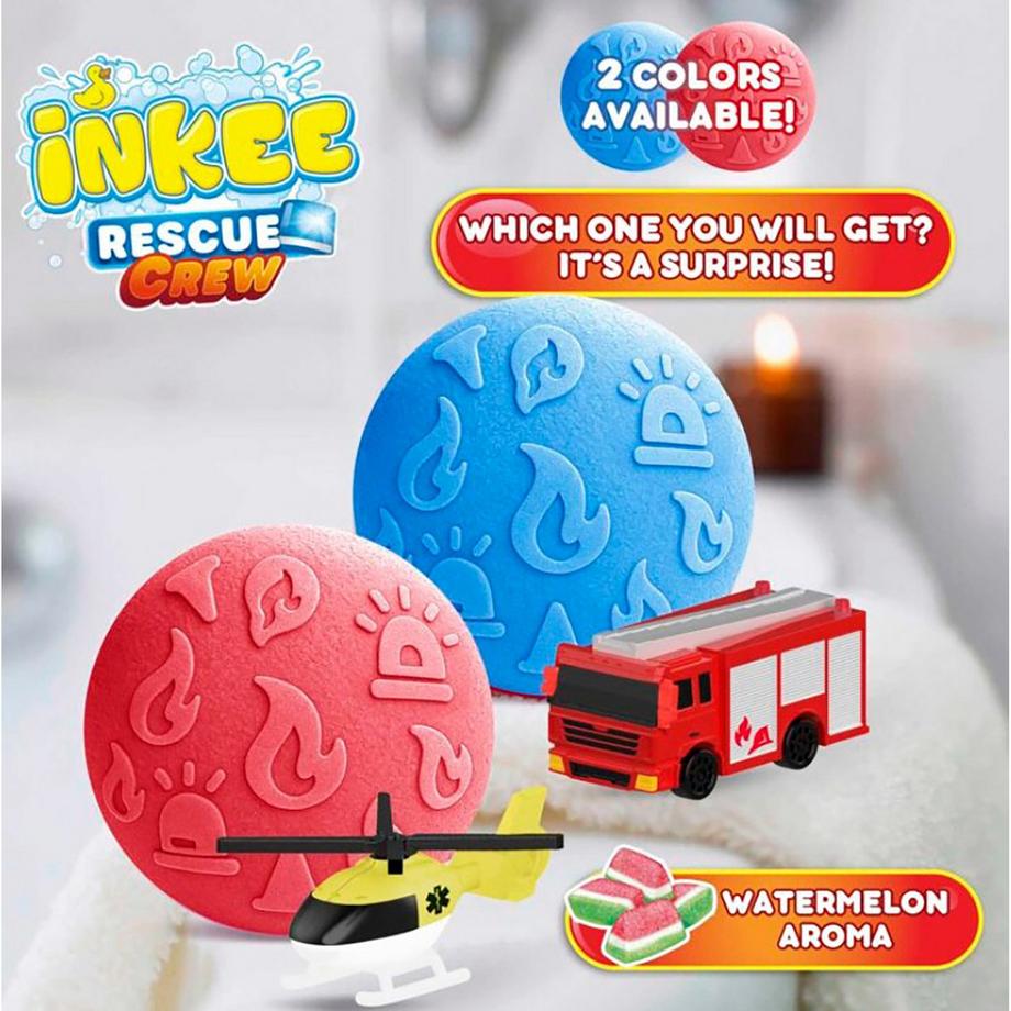 Craze  Inkee Surprise Bath Bomb bleu 