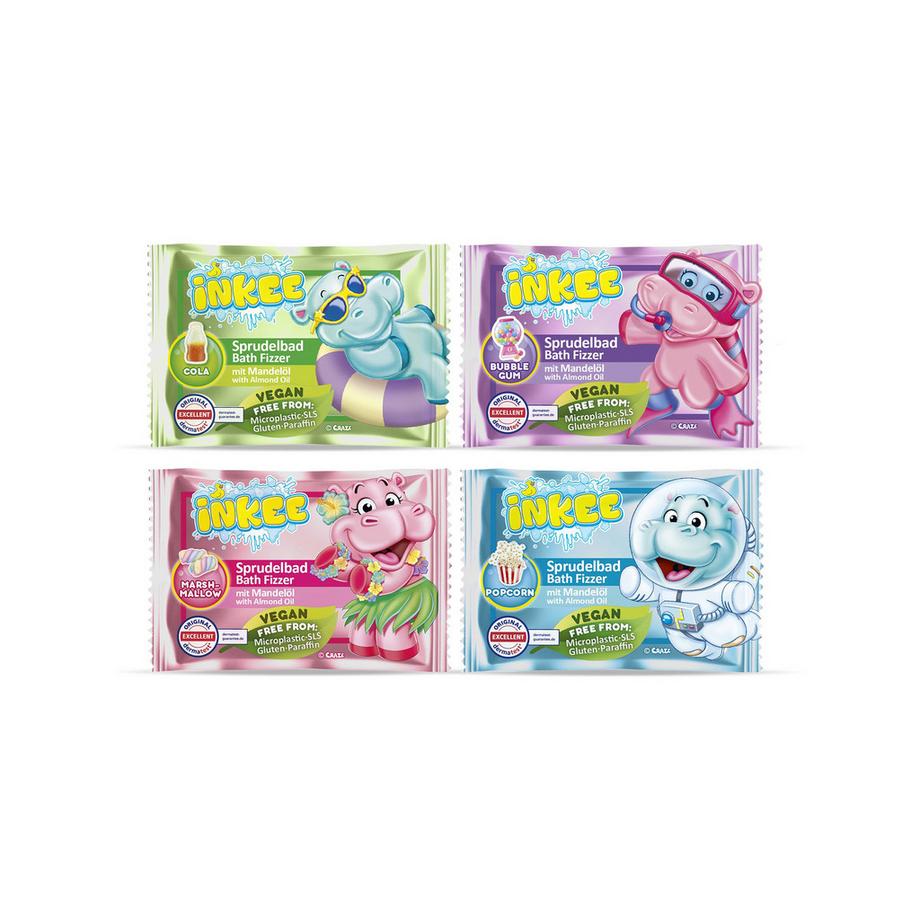 Craze  Inkee Bath Fizzer Mix assorti 