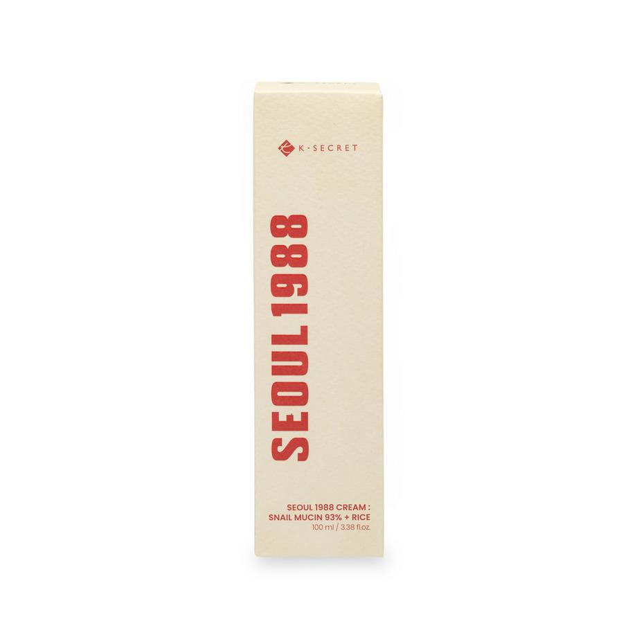 Seoul 1988 Cream: Snail Mucin 93% + Rice