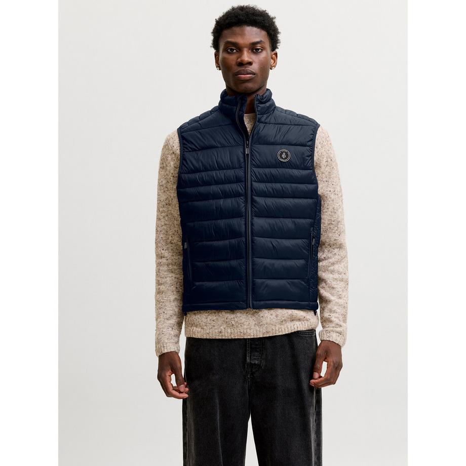 JACK & JONES Gilet imbottito con zip integrale  