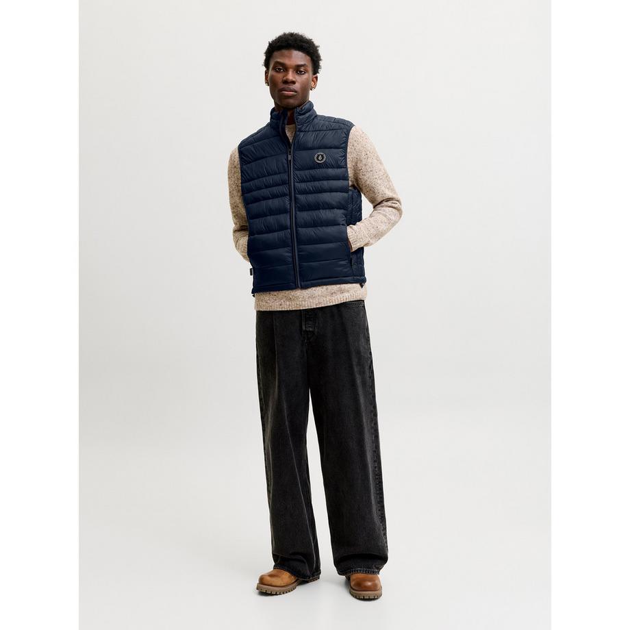 JACK & JONES Gilet imbottito con zip integrale  