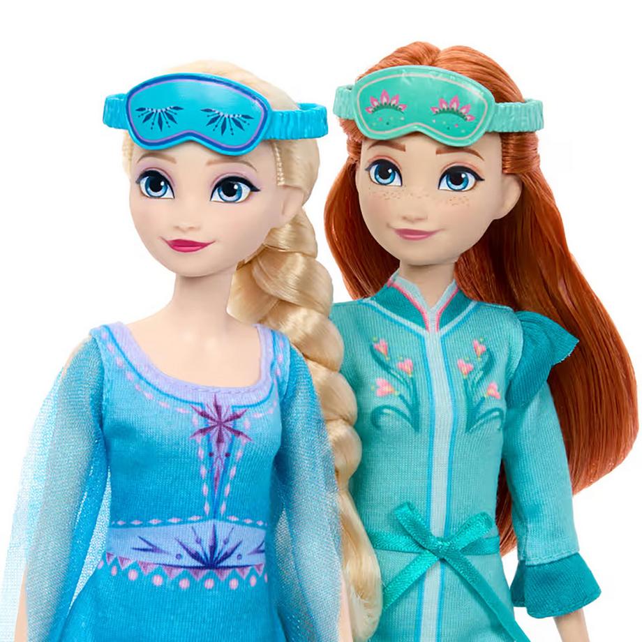 Mattel  Frozen Coffret nuit avec Anna et Elsa 