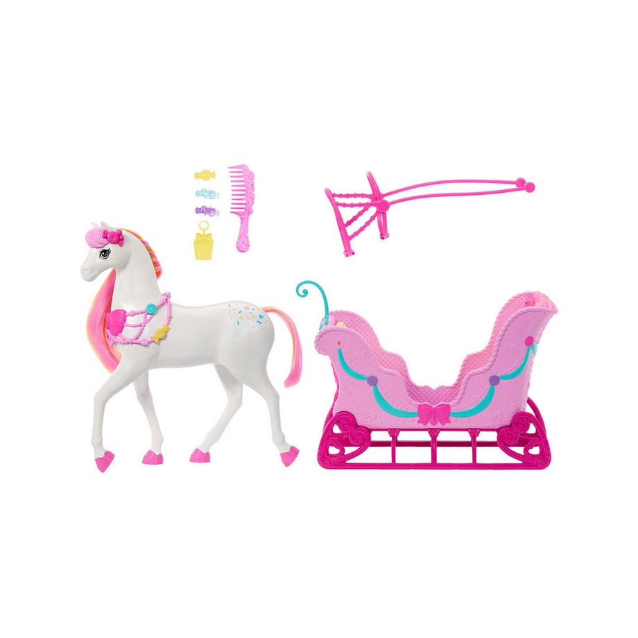 Barbie  Land of Sweets Horse & Sled 