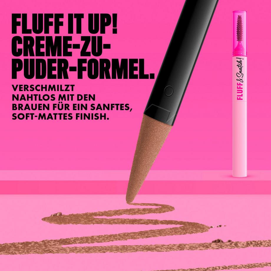 NYX-PROFESSIONAL-MAKEUP  Fluff & Snatch Brow Powder Pen Creme-zu-Puder-Brauenfüller  